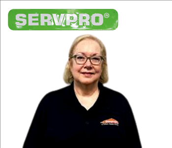 Female employee Jeannette Groves from SERVPRO photo in uniform 