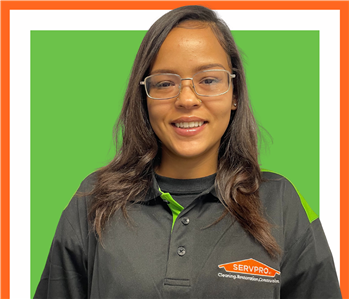 Desire, servpro employee against a white background, woman