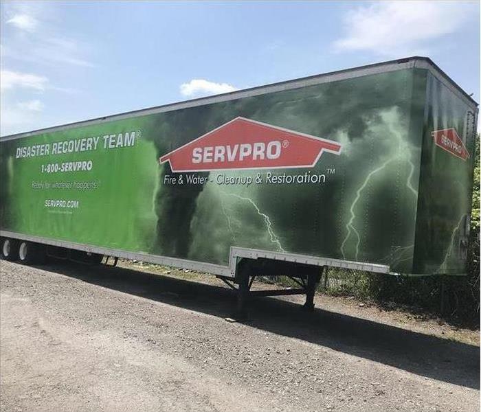 SERVPRO truck ready to head out to fix storm damage